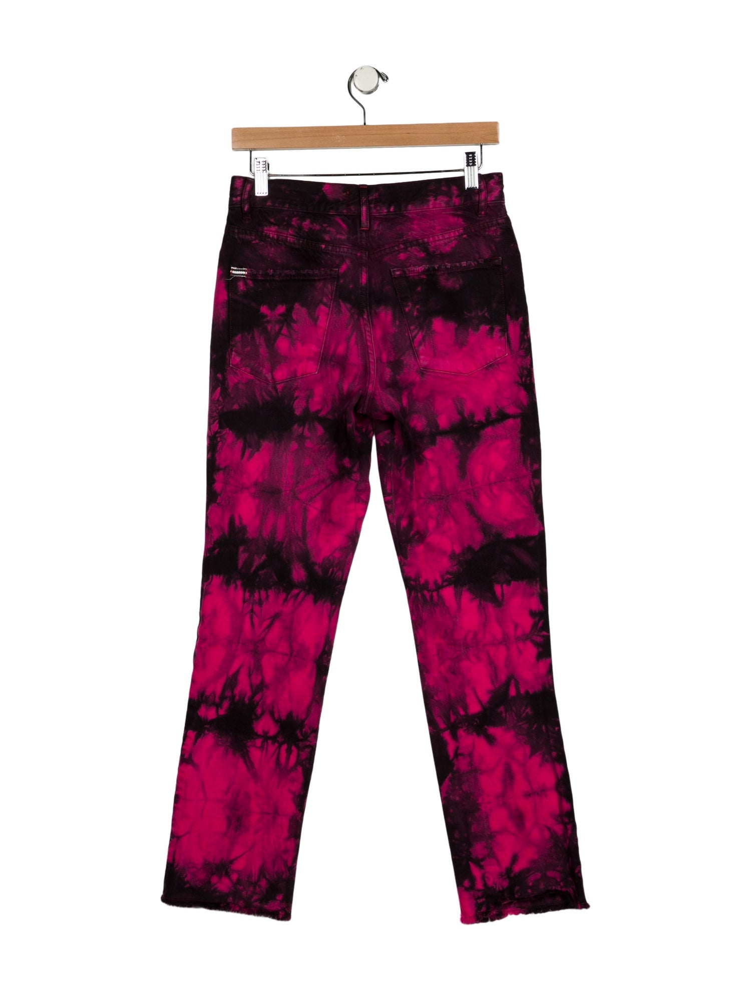 Alice + Olivia High-Rise Straight Leg Jeans