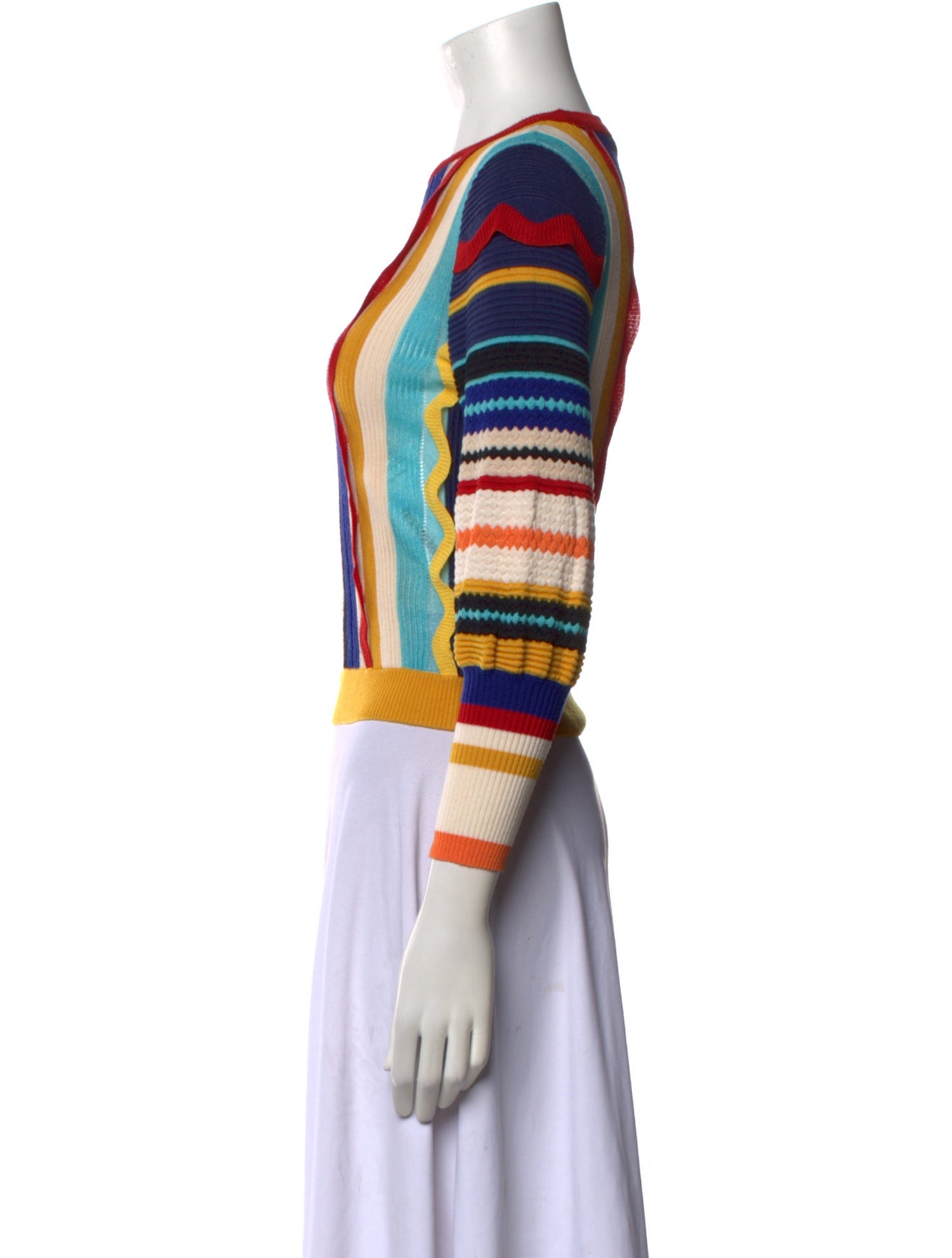 Alice + Olivia Wool Striped Sweater