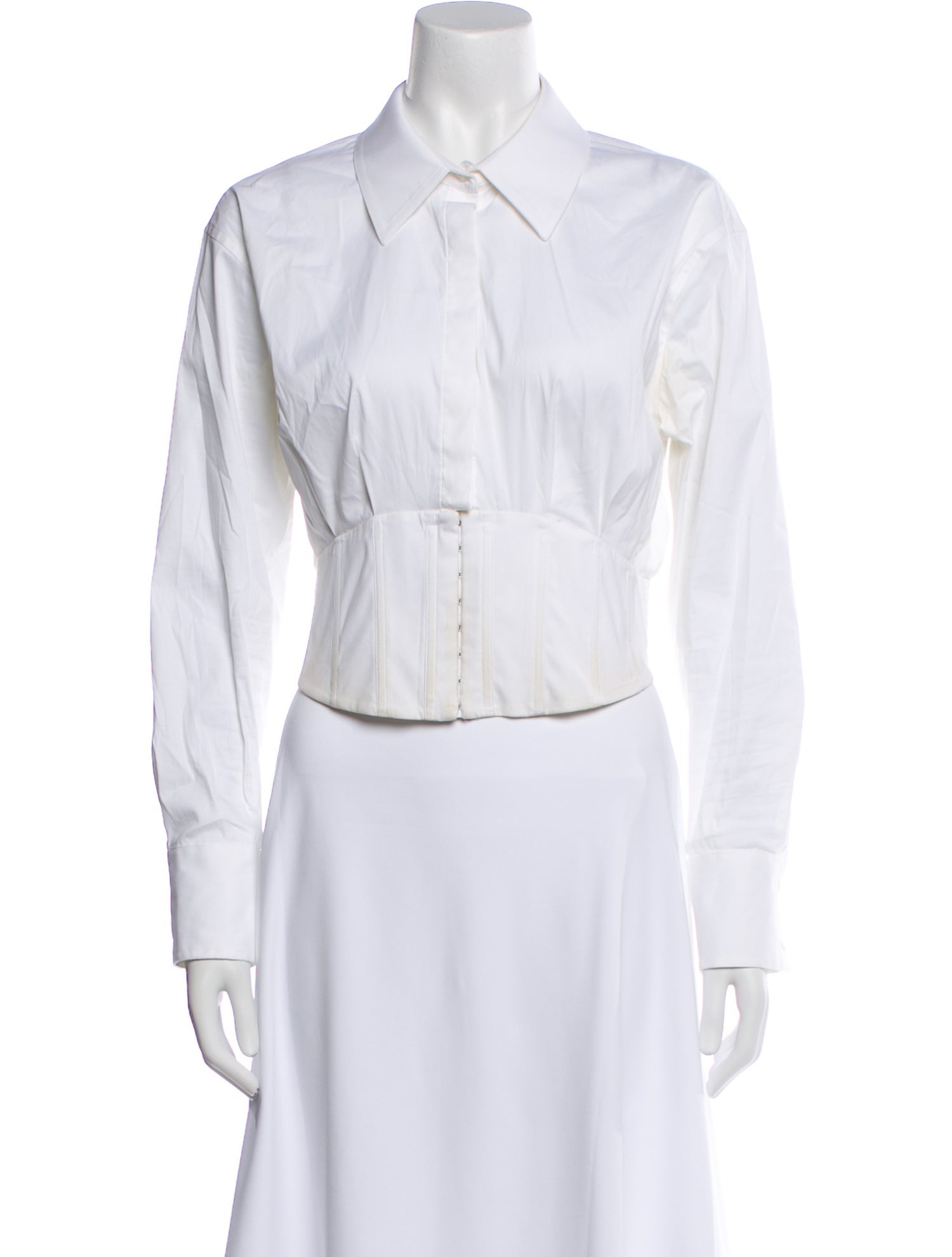 Alice + Olivia Long Sleeve Button-Up Top