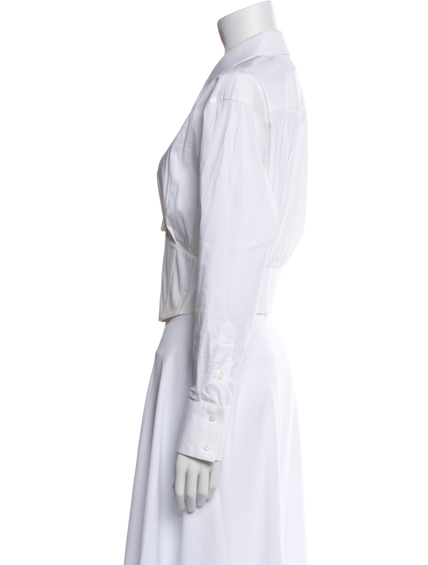 Alice + Olivia Long Sleeve Button-Up Top