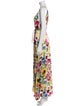 Alice + Olivia Floral Print Long Dress