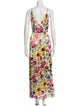 Alice + Olivia Floral Print Long Dress