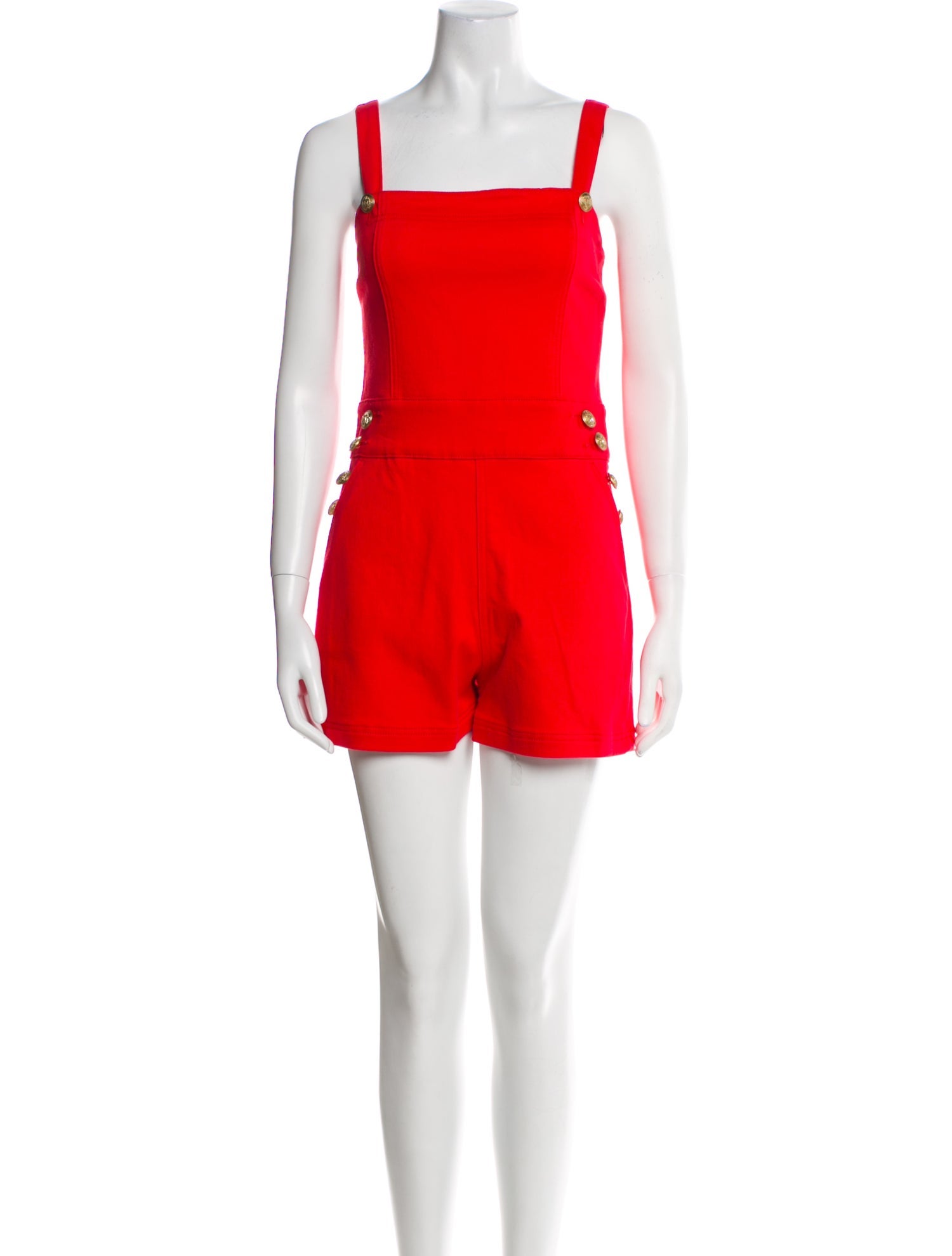 Alice + Olivia Square Neckline Romper w/ Tags