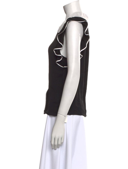 Alice + Olivia Colorblock Pattern Sleeveless Top