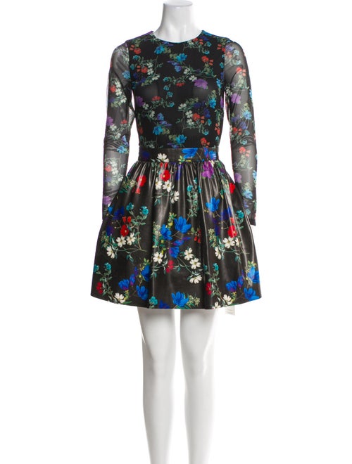 Alice + Olivia Floral Print Mini Dress