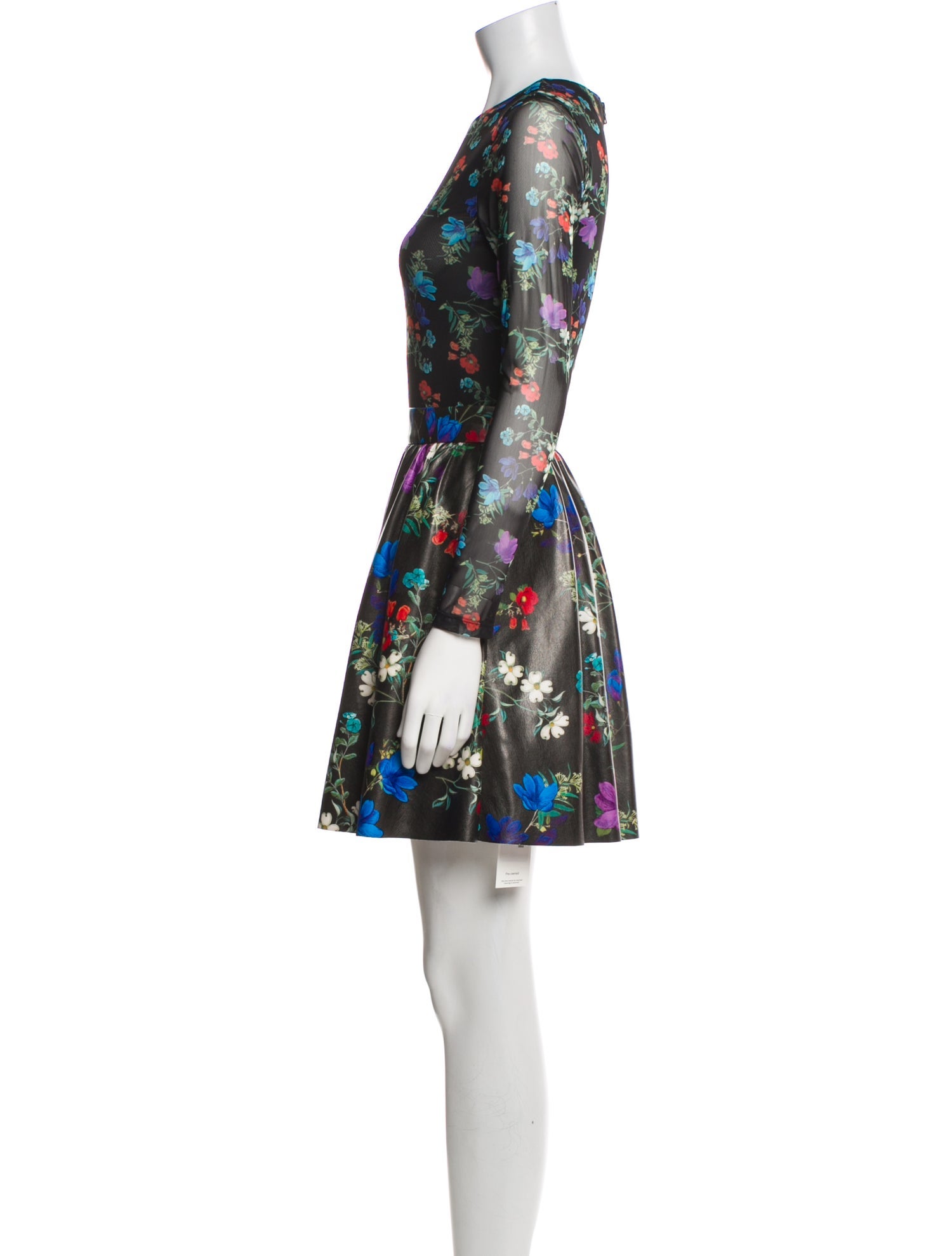 Alice + Olivia Floral Print Mini Dress