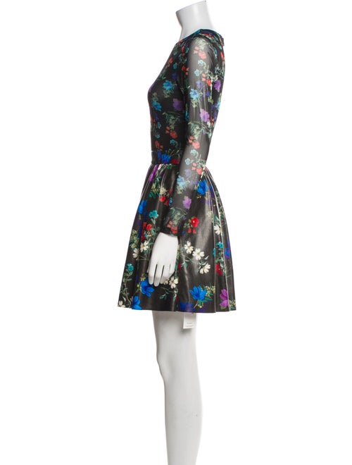 Alice + Olivia Floral Print Mini Dress