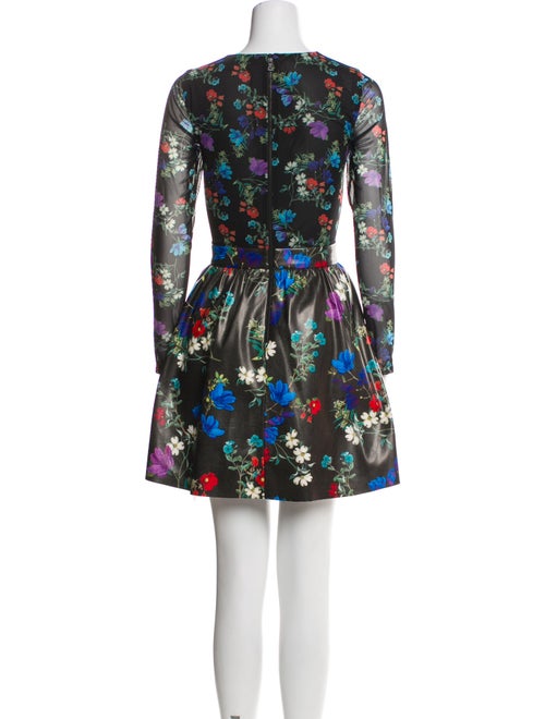 Alice + Olivia Floral Print Mini Dress