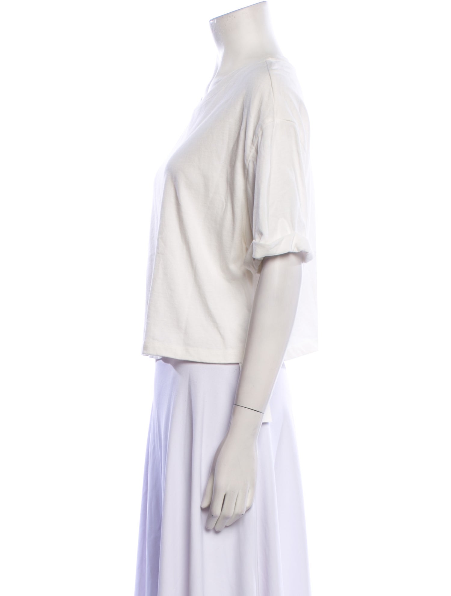 Alice + Olivia Bateau Neckline Short Sleeve T-Shirt