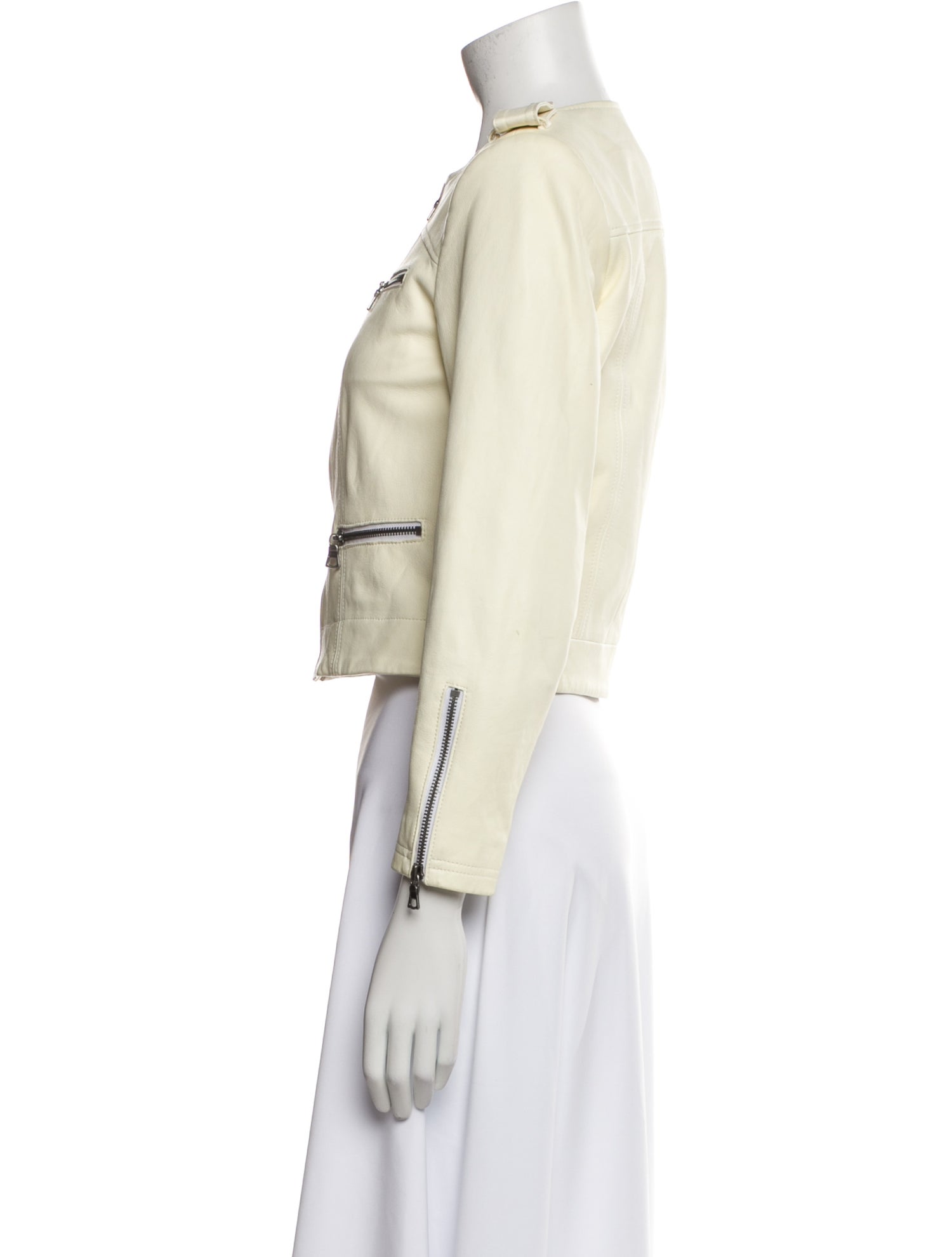 Alice + Olivia Leather Biker Jacket