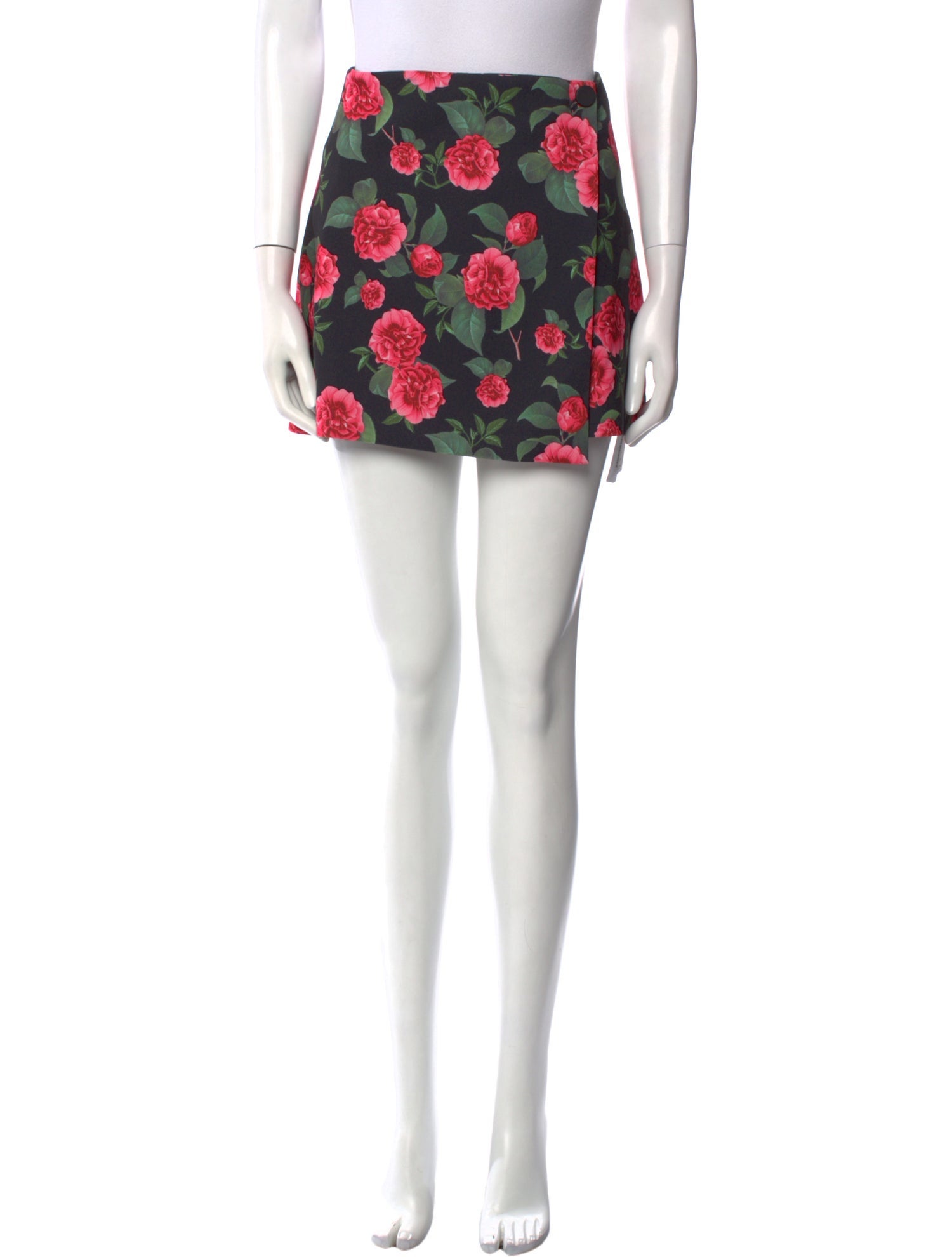Alice + Olivia Floral Print Mini Skirt