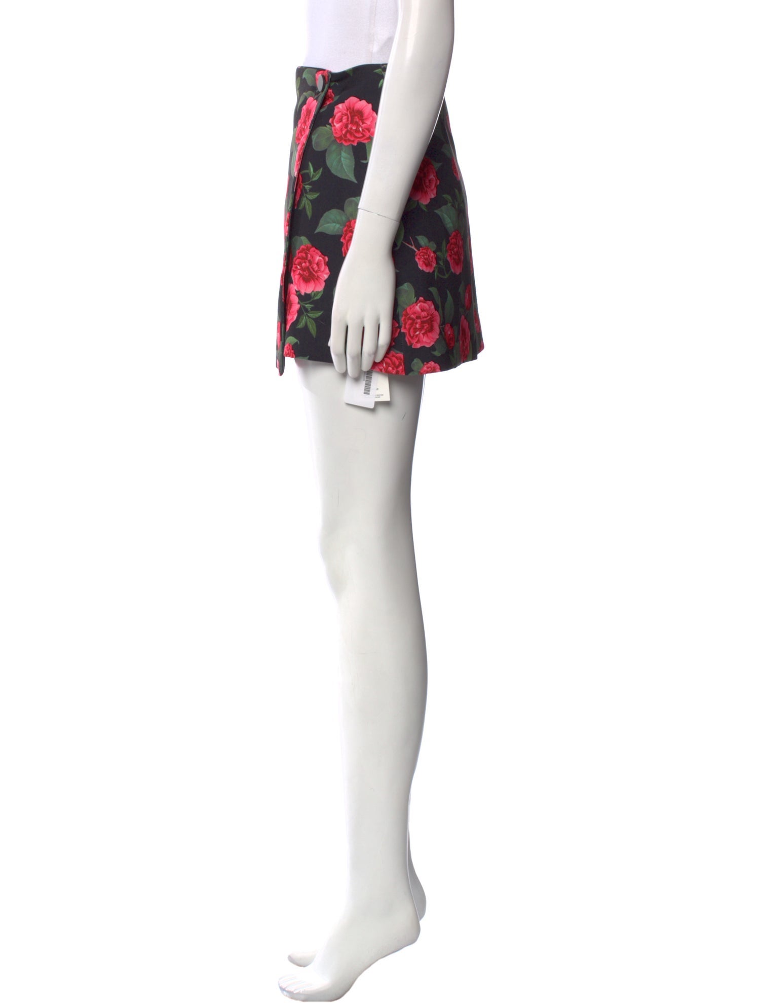Alice + Olivia Floral Print Mini Skirt
