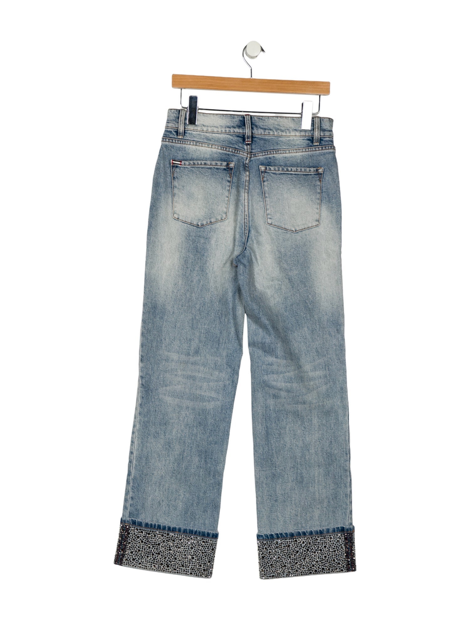 Alice + Olivia High-Rise Wide Leg Jeans