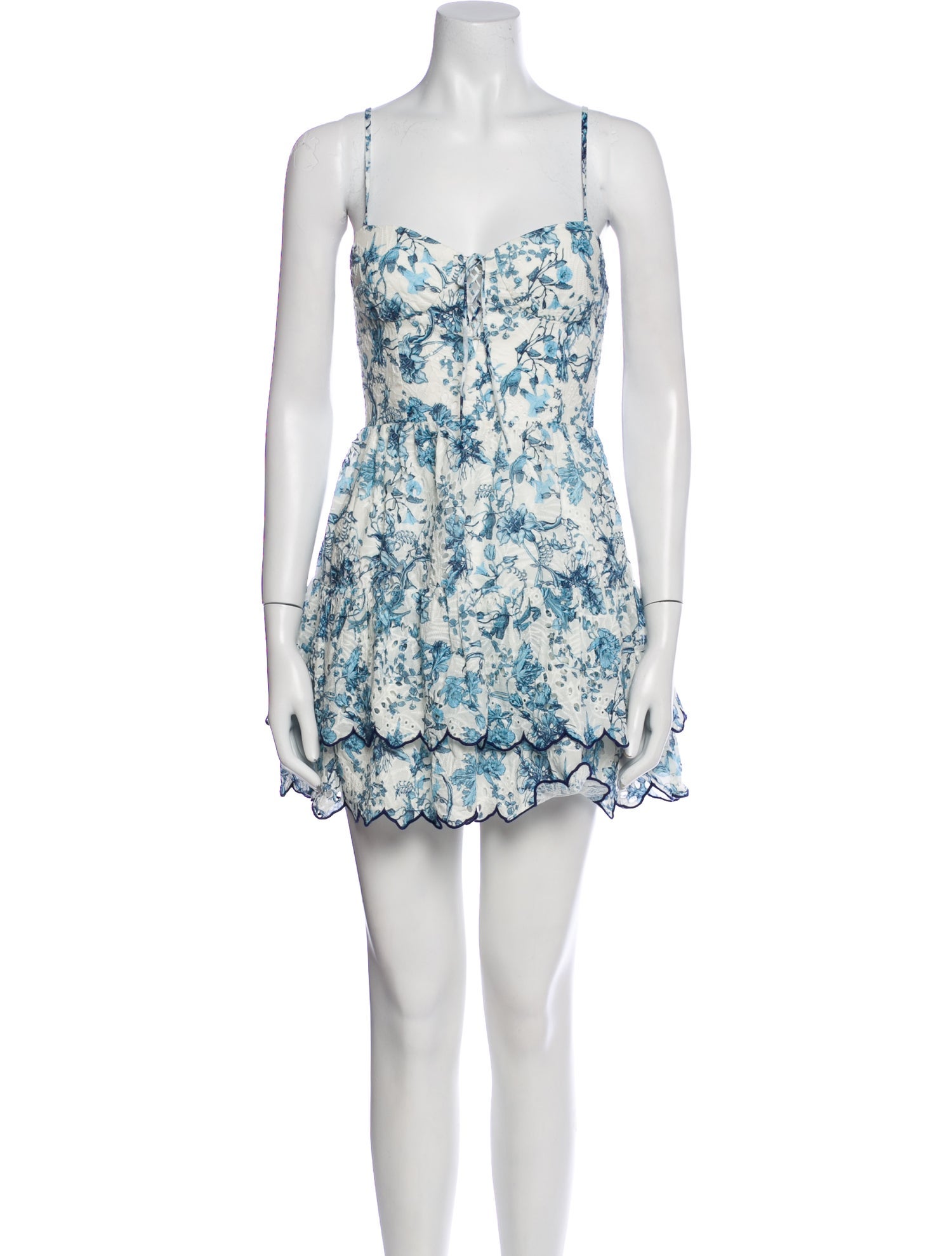 Alice + Olivia Floral Print Mini Dress