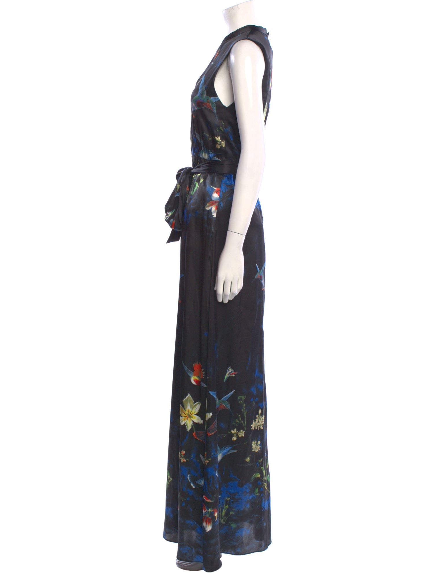 Alice + Olivia Silk Long Dress