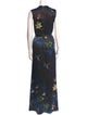 Alice + Olivia Silk Long Dress