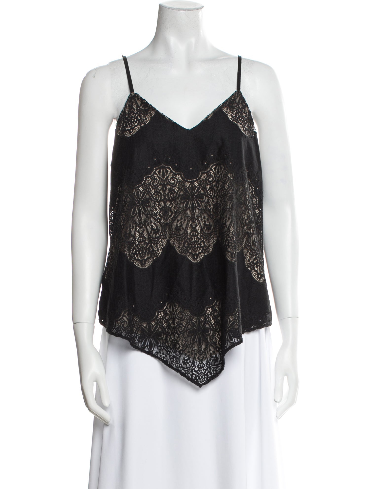 Alice + Olivia V-Neck Sleeveless Top