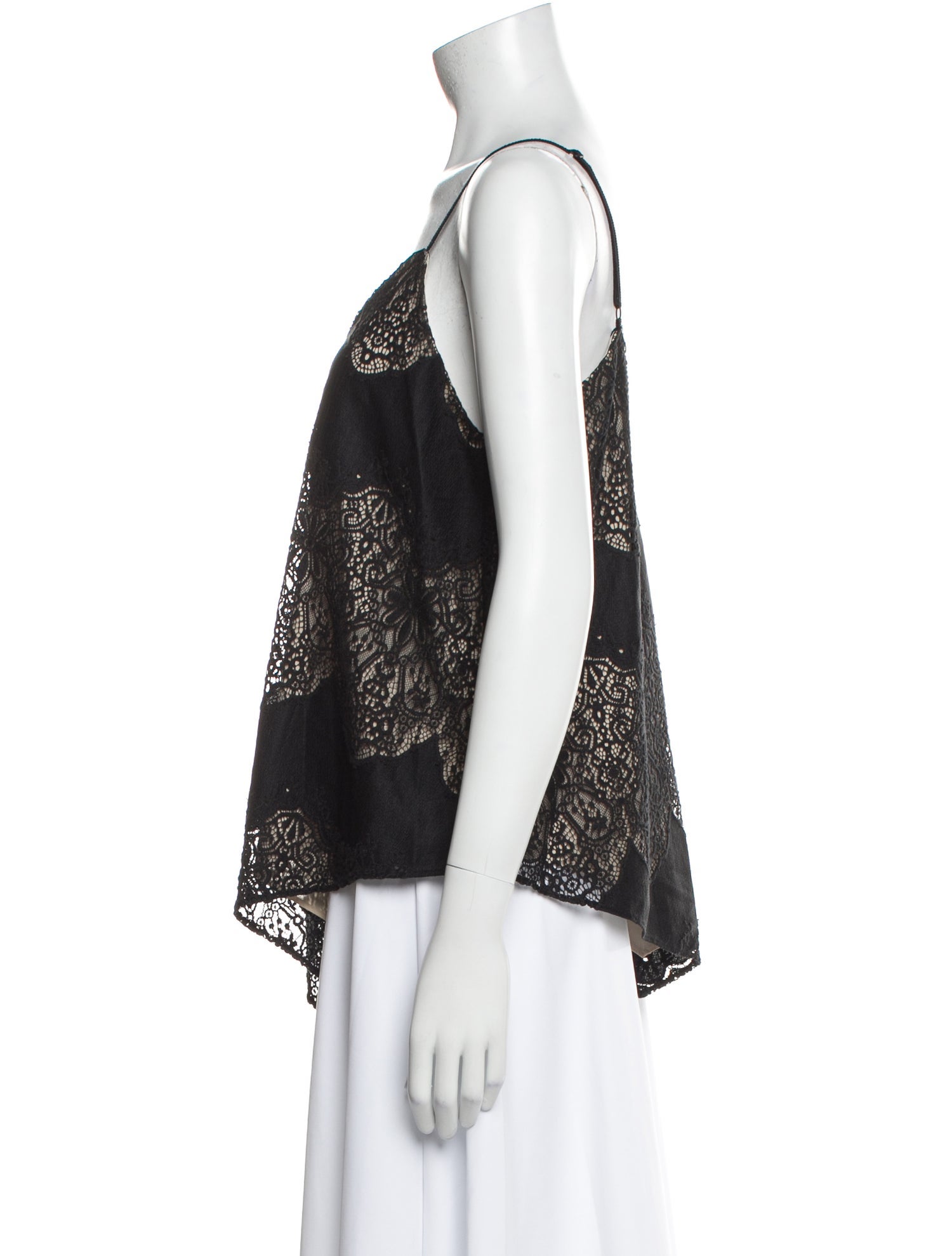 Alice + Olivia V-Neck Sleeveless Top