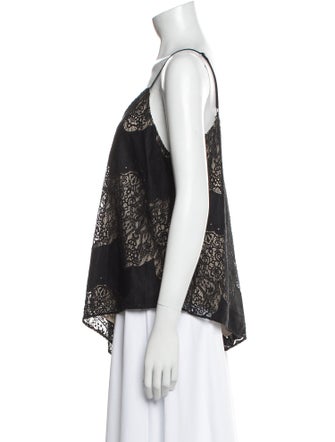 Alice + Olivia V-Neck Sleeveless Top