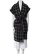 Alice + Olivia Wool Plaid Print Coat