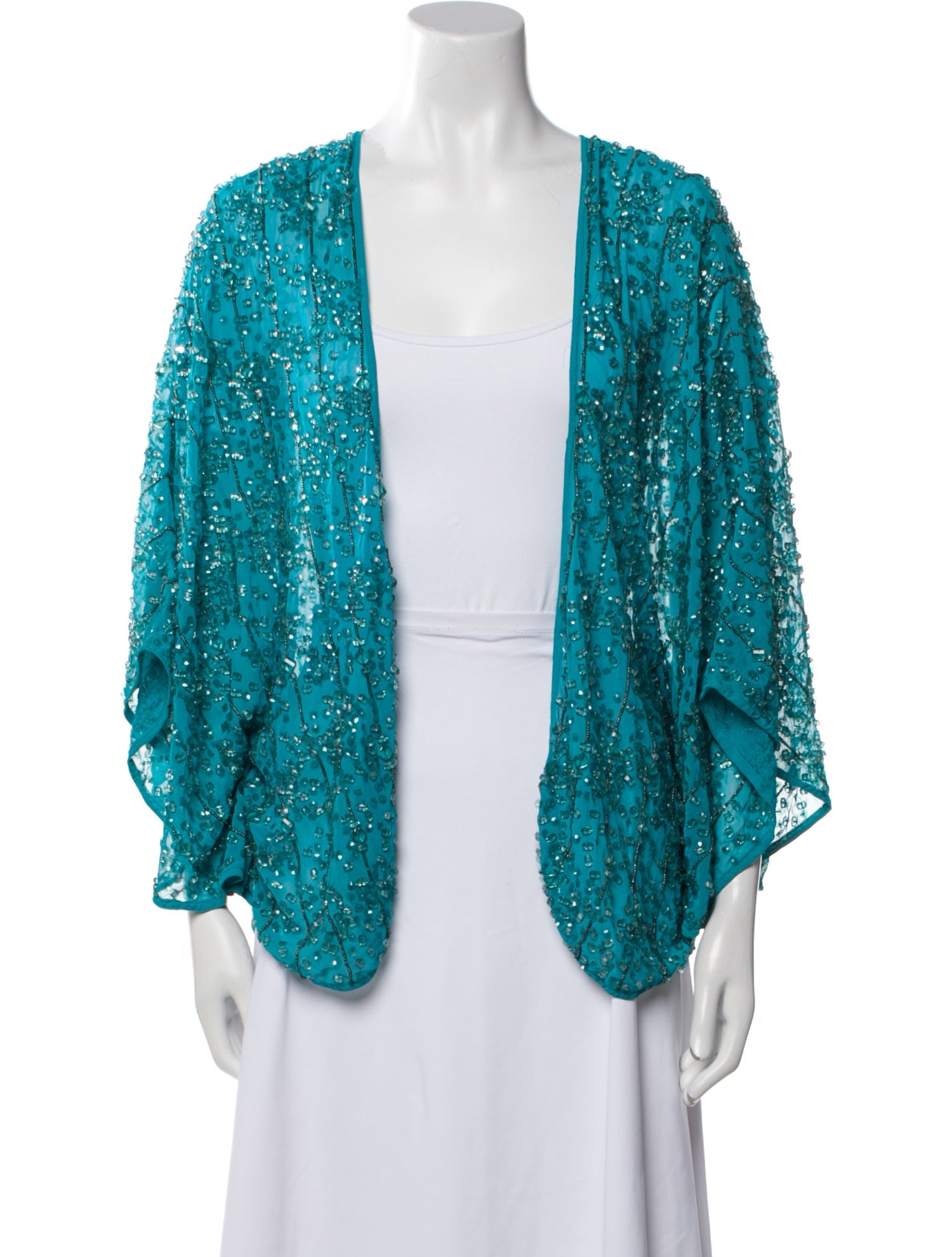 Alice + Olivia Nylon Printed Evening Jacket