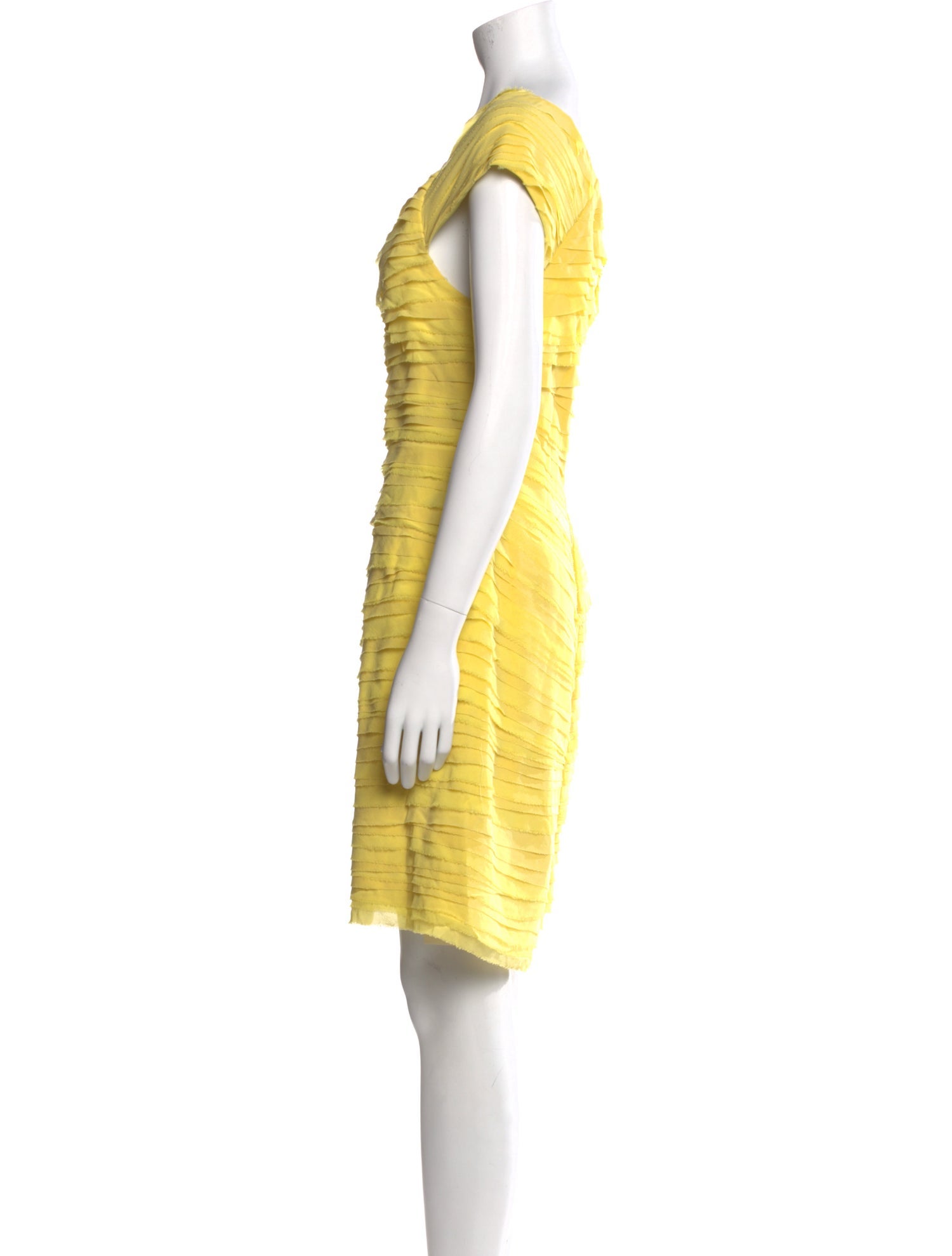 Alice + Olivia Bateau Neckline Mini Dress