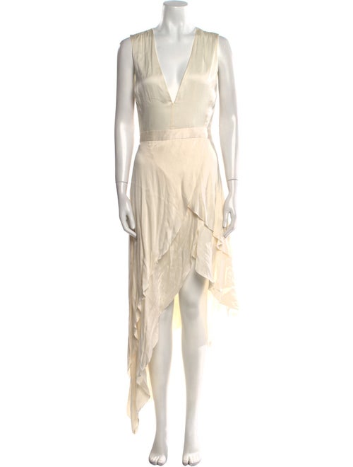 Alice + Olivia Silk Long Dress