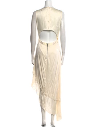 Alice + Olivia Silk Long Dress