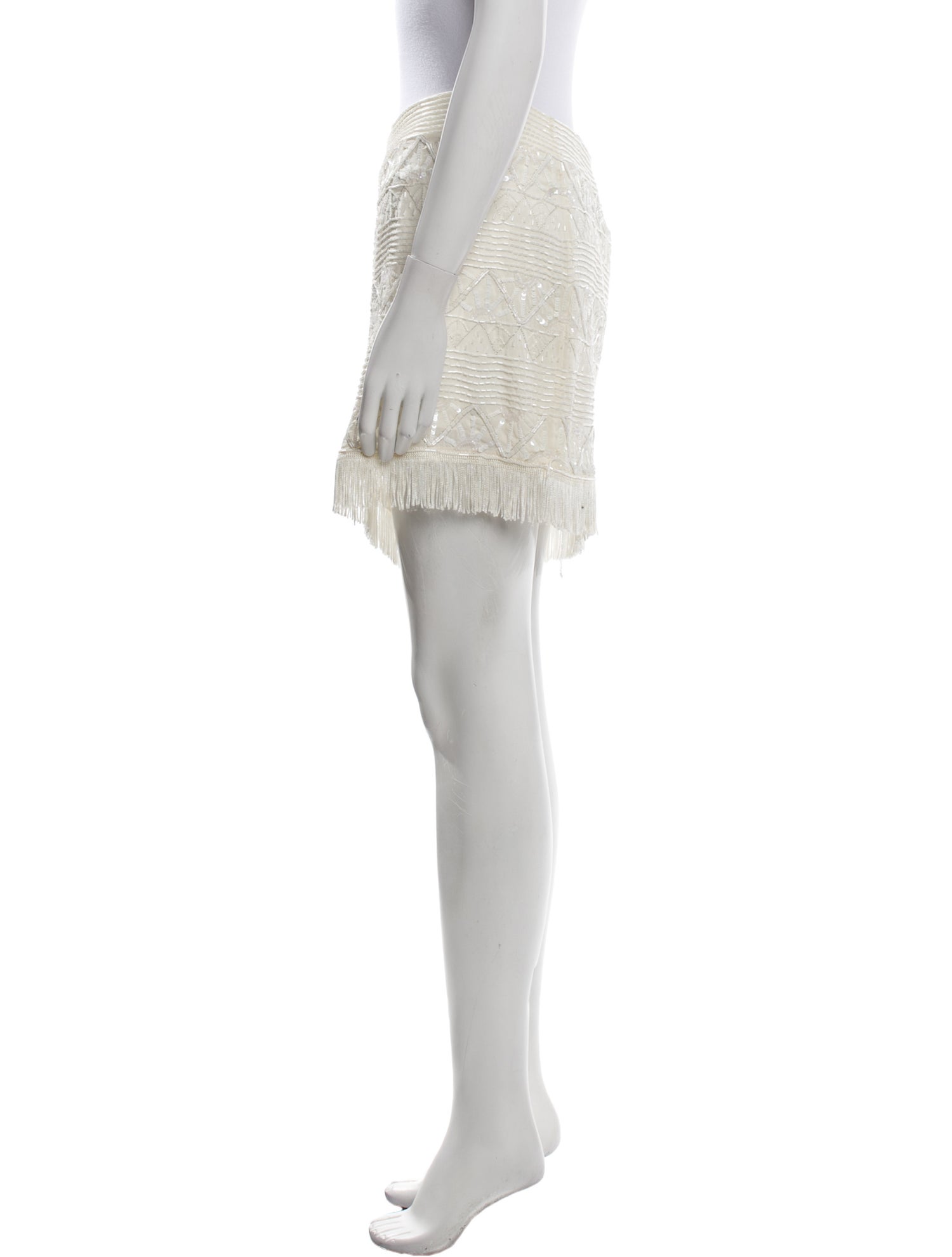 Alice + Olivia Silk Mini Skirt