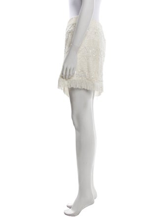 Alice + Olivia Silk Mini Skirt