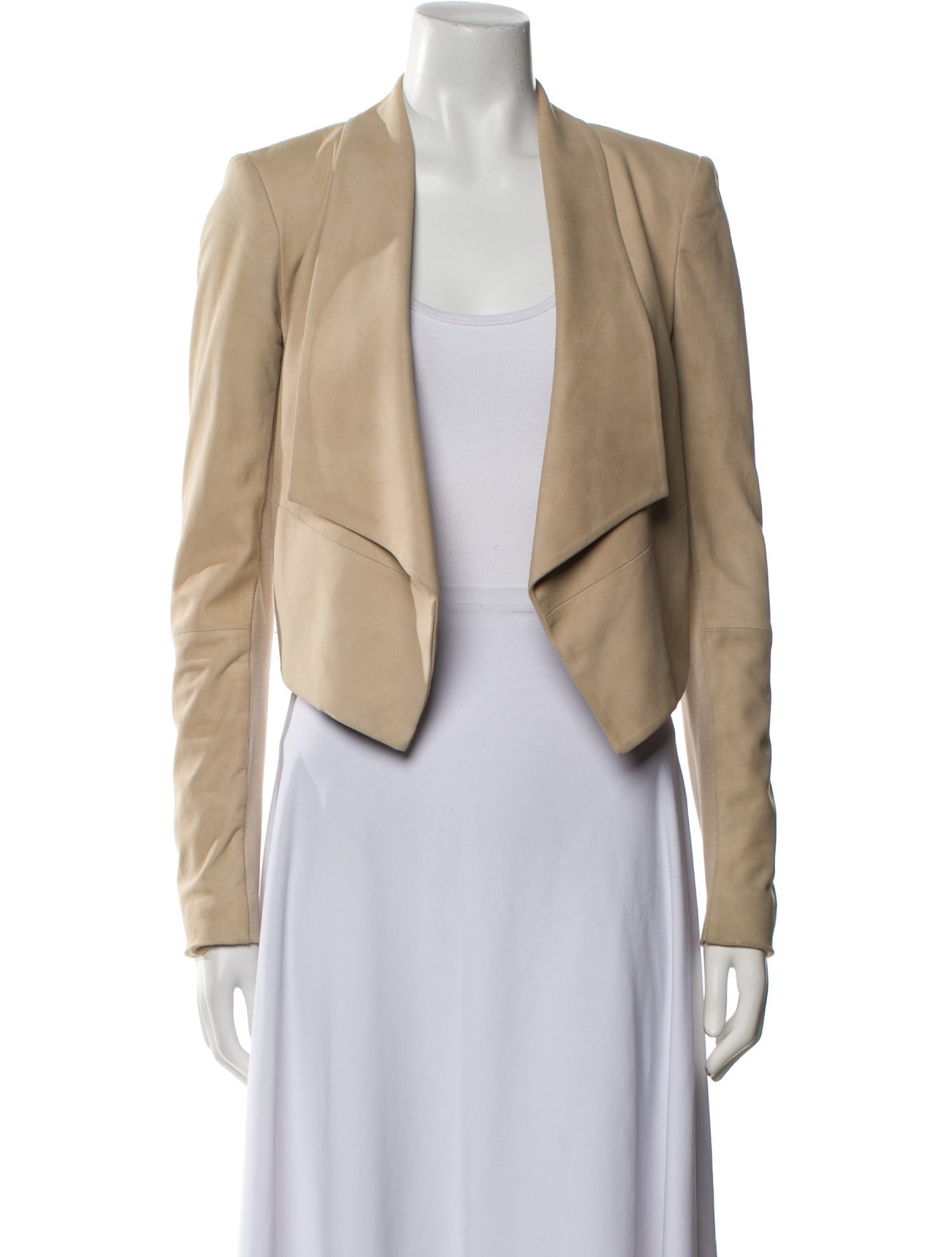 Alice + Olivia Leather Blazer