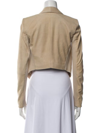 Alice + Olivia Leather Blazer