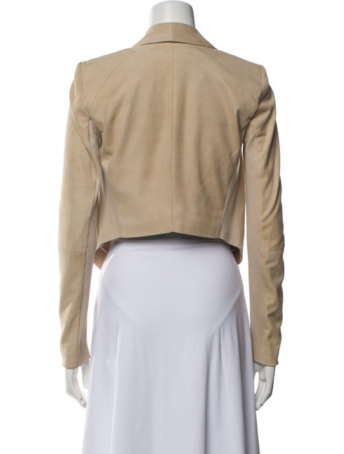 Alice + Olivia Leather Blazer