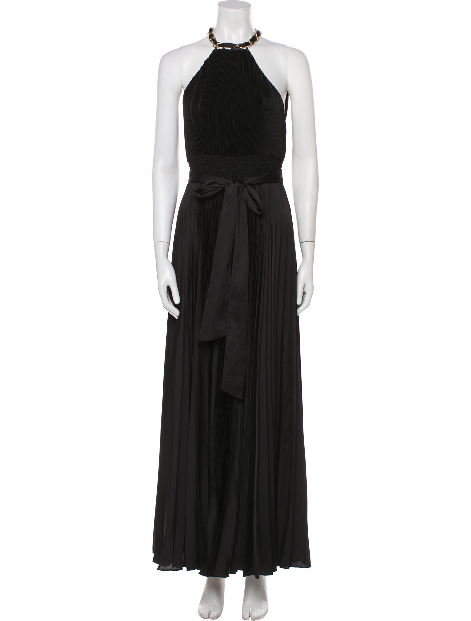 Alice + Olivia Halterneck Long Dress