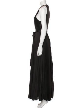 Alice + Olivia Halterneck Long Dress