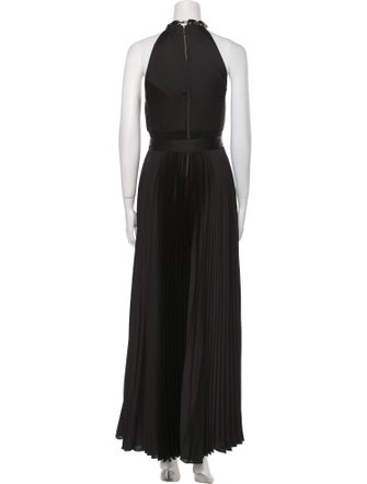 Alice + Olivia Halterneck Long Dress
