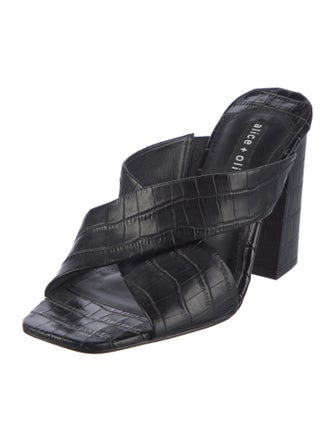 Alice + Olivia Crocodile Slides