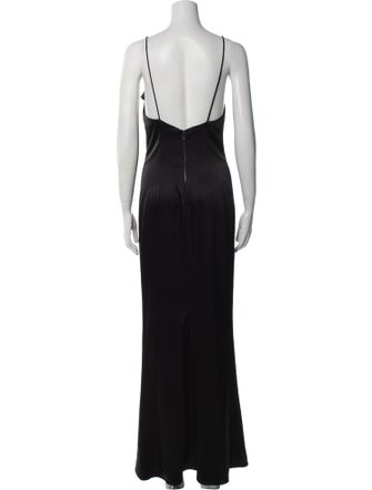 Alice + Olivia V-Neck Long Dress