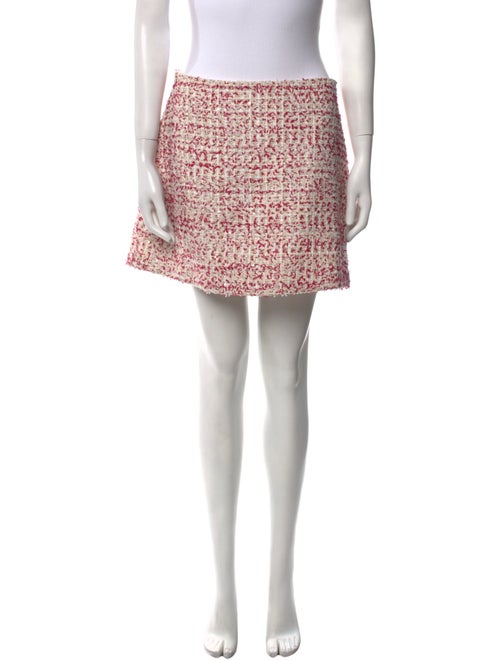 Alice + Olivia Tweed Pattern Mini Skirt