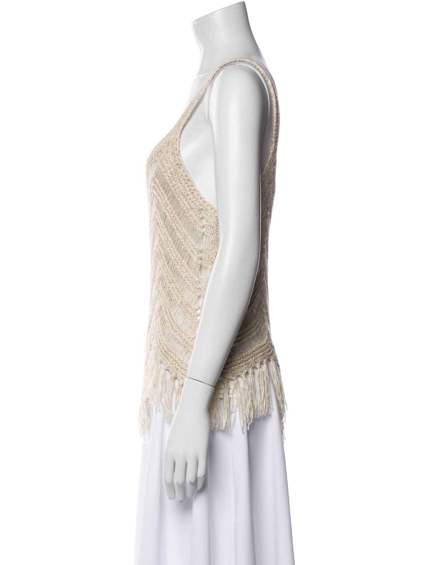 Alice + Olivia Scoop Neck Sleeveless Top