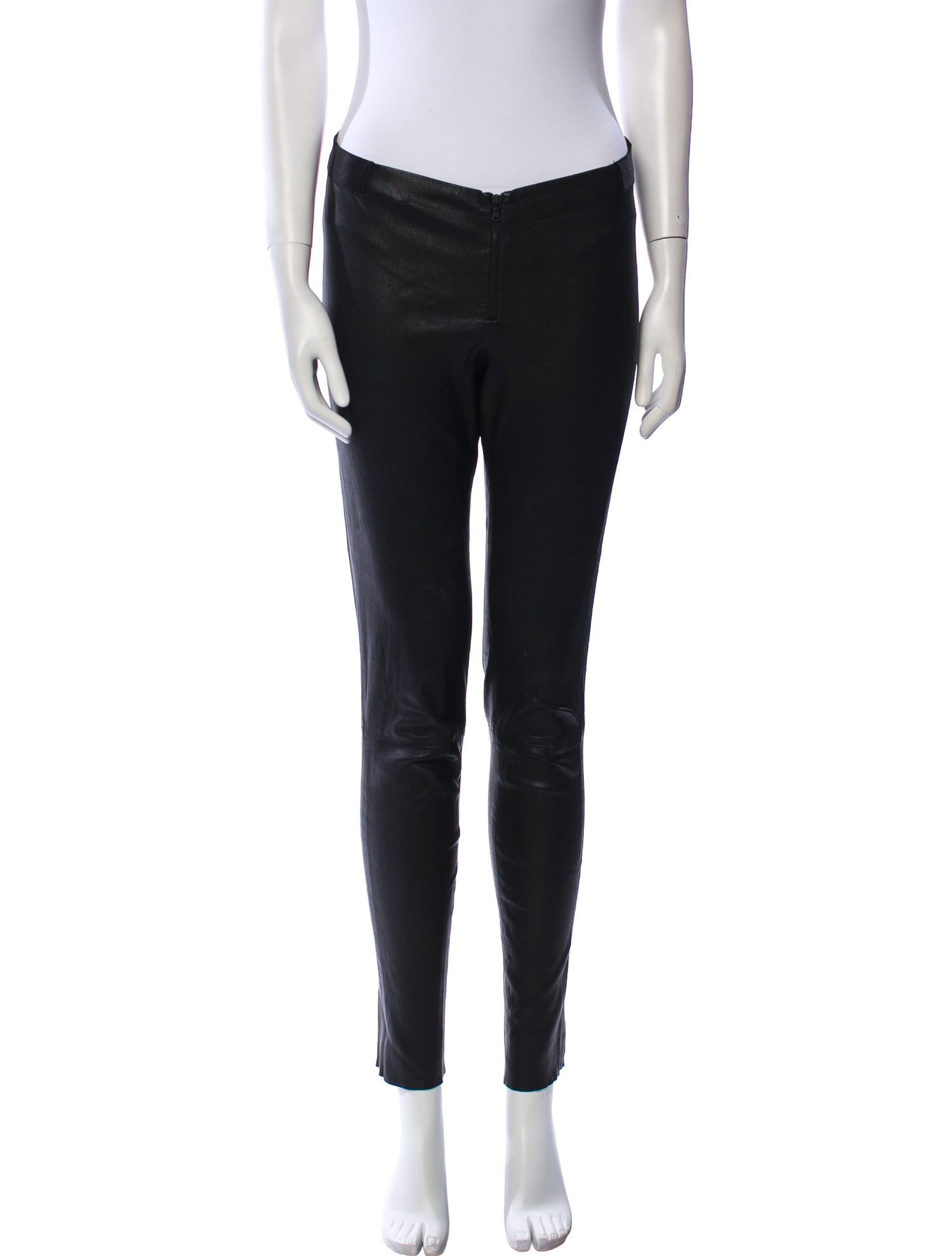 Alice + Olivia Leather Skinny Leg Pants