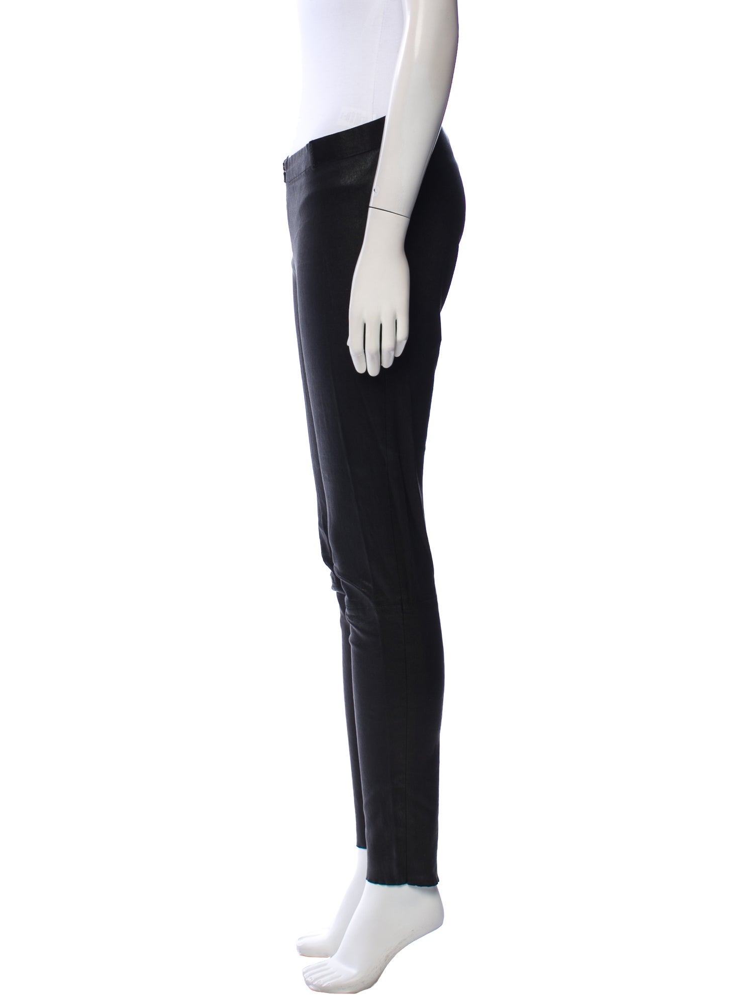 Alice + Olivia Leather Skinny Leg Pants