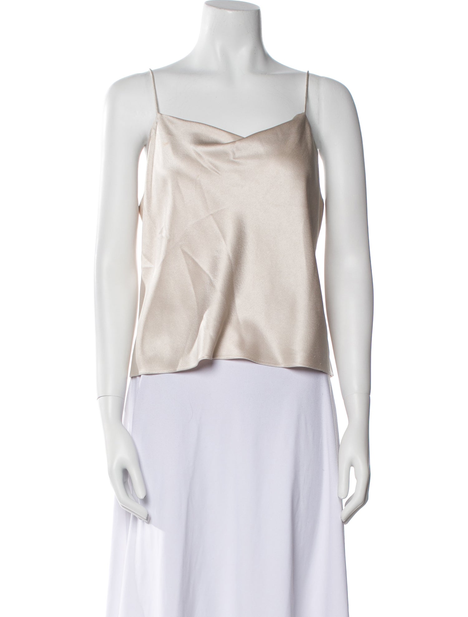 Alice + Olivia Square Neckline Sleeveless Crop Top