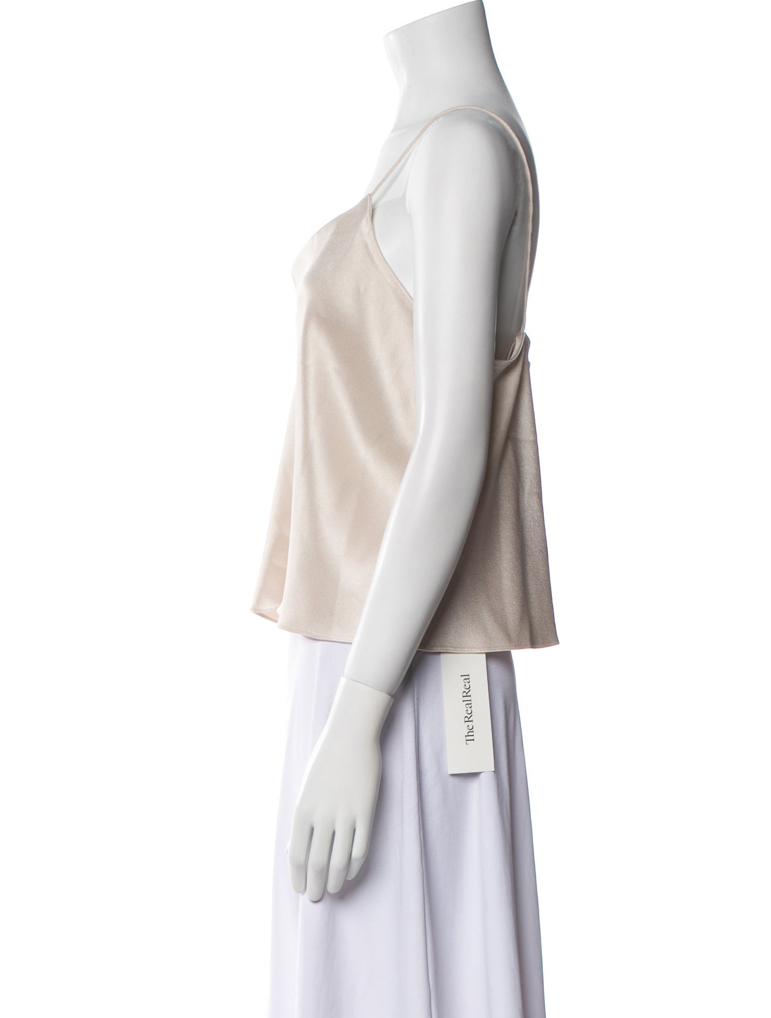 Alice + Olivia Square Neckline Sleeveless Crop Top