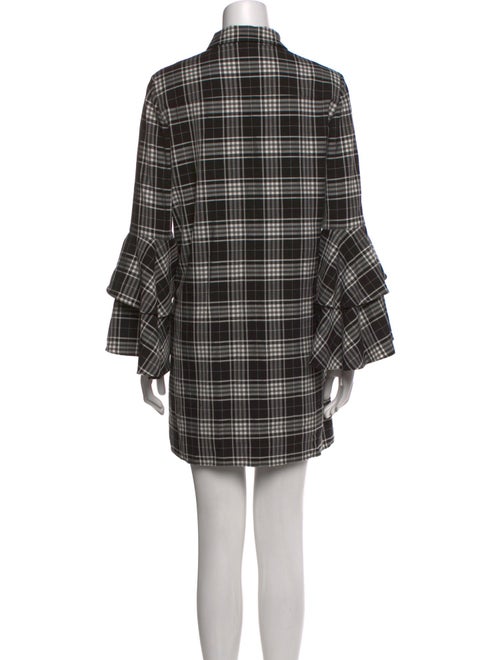 Alice + Olivia Plaid Print Knee-Length Dress