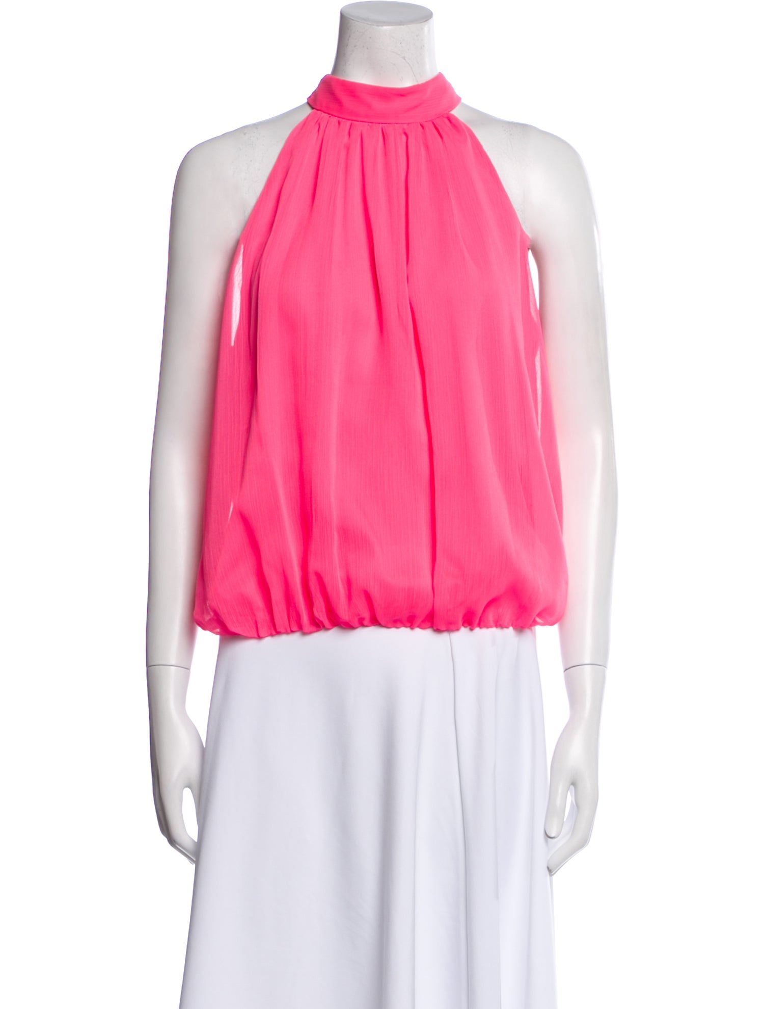 Alice + Olivia Halterneck Sleeveless Crop Top w/ Tags