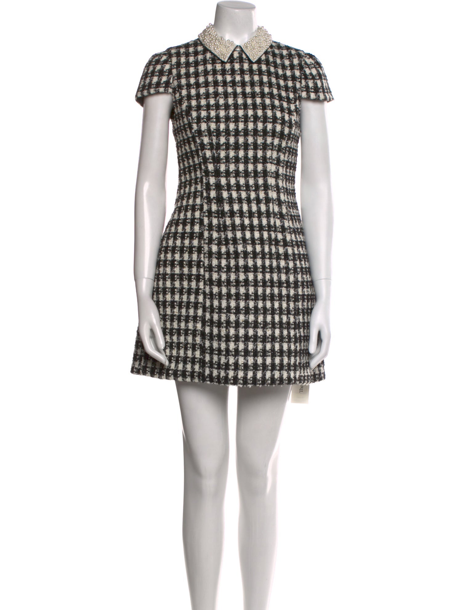 Alice + Olivia Plaid Print Mini Dress w/ Tags