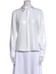 Alice + Olivia Long Sleeve Button-Up Top