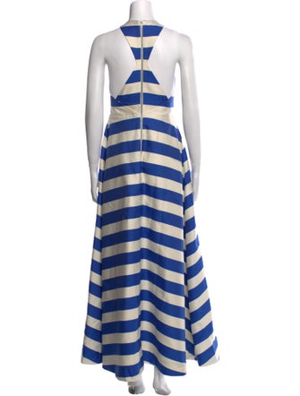 Alice + Olivia Striped Long Dress