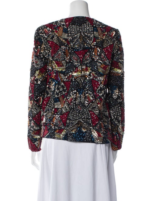 Alice + Olivia Silk Printed Blazer